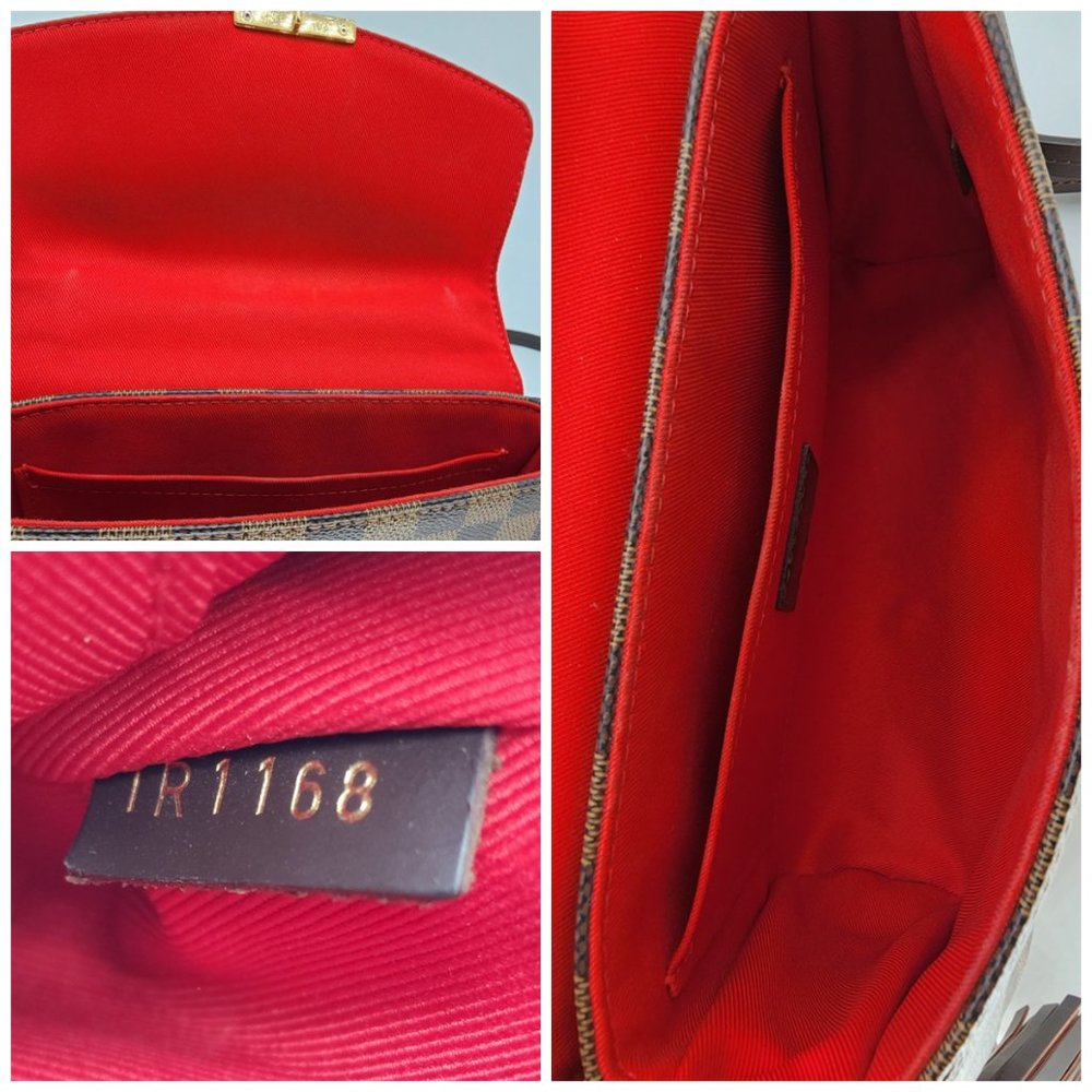 Louis Vuitton Croisette Damier Ebene Canvas Crossbody bag | Like New Condition - Picture 4 of 9